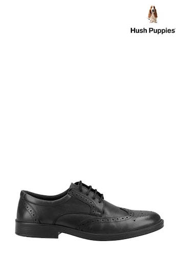 Hush Puppies Nolan Black Air Shoes (B44396) | £65