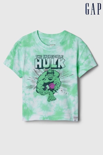Gap Green Hulk Marvel Graphic Short Sleeve Baby T-Shirt (12mths-5yrs) (B44464) | £14
