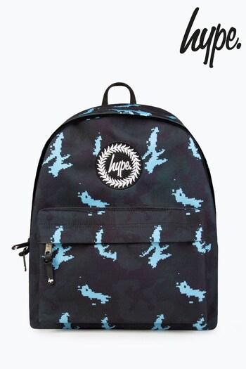 Hype. Boys Didgie Tech Camo Black Backpack (B44612) | £30