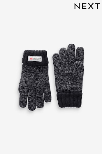 Grey Thinsulate™ Knitted Gloves (3-16yrs) (B44626) | £8 - £11