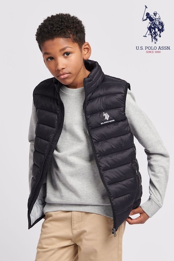 U.S. Homme Polo Assn. Boys Bound Quilted Gilet (B44707) | £50 - £60