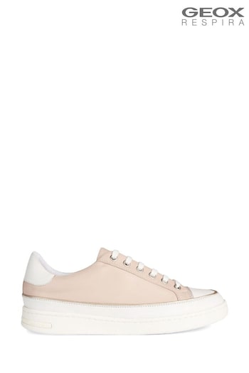 Geox Cream Jaysen Sneakers (B45083) | £110