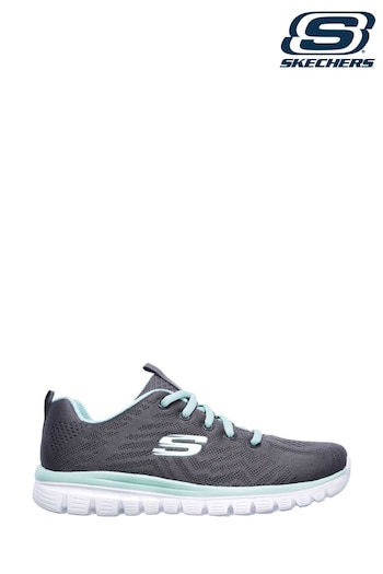 Skechers Grey Graceful Get Connected Sports Trainers (B45132) | £65