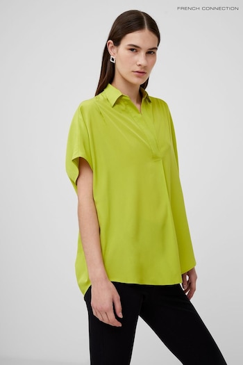 French Connection Crepe Light Sleeveless Popover Shirt (B45157) | £35