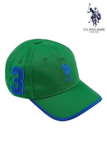 U.S. Polo Blau Assn. Mens Player 3 Baseball Cap (B45264) | £25