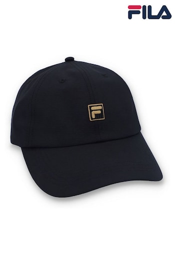 Fila Black KYLO CLASSIC 6 PANEL CAP WITH GOLD LOGO (B45350) | £35