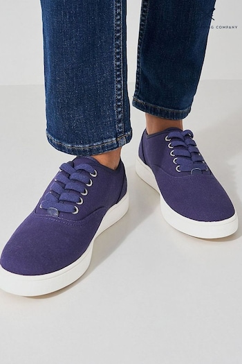Crew Clothing Down Company Canvas Lace Up Trainers (B45610) | £59