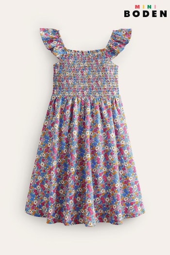 Boden Pink Shirred Jersey Dress (B45912) | £25 - £29