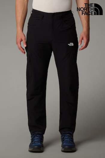 The North Face Black Mens Exploration Regular Fit Tapered Trousers (B45938) | £90