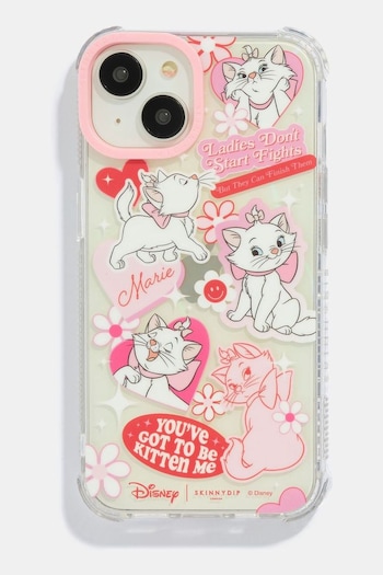 Skinnydip Pink Disney Marie Sticker Shock iPhone 13 Case (B46057) | £24