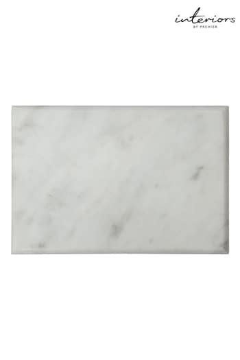 Interiors by Premier White Ziarat Marble Chopping Board (B46093) | £33