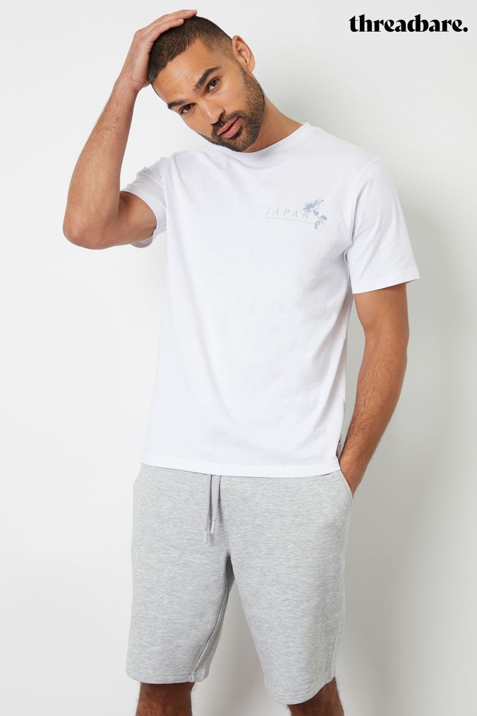 Buy Men s Threadbare Jersey Shorts Online Next UK