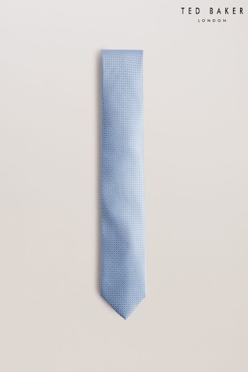 Ted Baker Leopole Blue Mini Geo Silk Tie (B46399) | £45