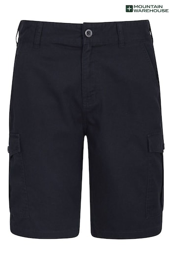 Mountain Warehouse Navy Mens Lakeside Cargo twill Shorts (B46484) | £26