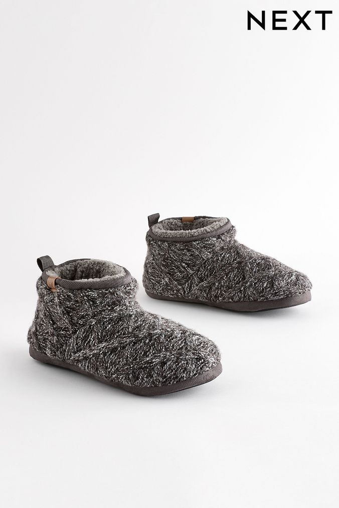 Next mens slipper boots online