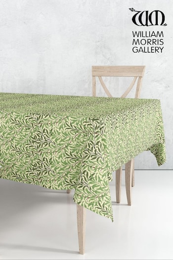 William Morris Gallery Green Willow Boughs Wipe Clean Table Cloth (B46598) | £40 - £64