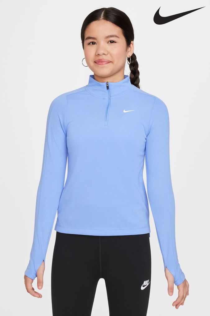 Nike long sleeve zip up sale