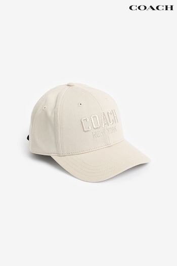 COACH Schwarz Grey Embroidered Baseball Hat (B46781) | £75