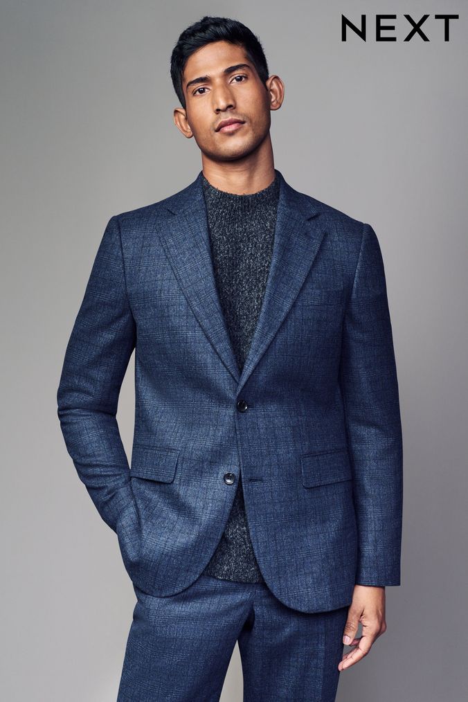 Mens Blue Suits Trousers Navy Suit Trousers Next UK