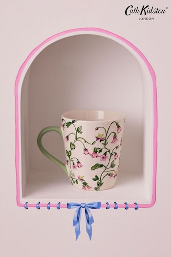 Cath Kidston Lilac Twin Flowers Stanley Mug Set Of 4 (B46978) | £40