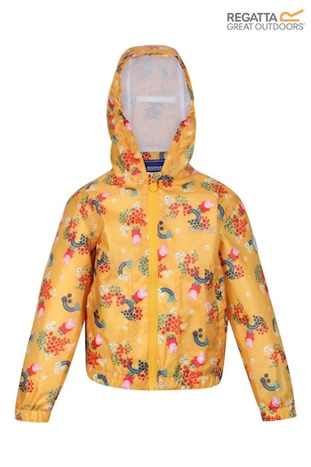 Regatta Yellow Peppa Pig Muddy Puddle Waterproof Jacket (B47053) | £58