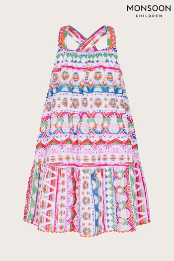 Monsoon Fruit Stripe Dress (B47075) | £24 - £28