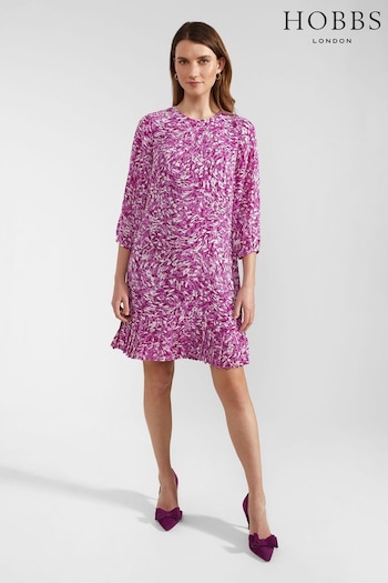 Hobbs Purple Liana Dress (B47130) | £129