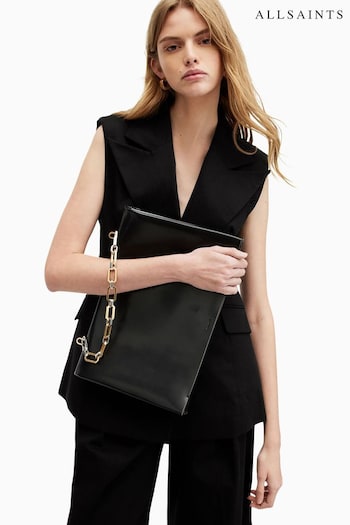 AllSaints Black Luca Shoulder Bag (B47133) | £299