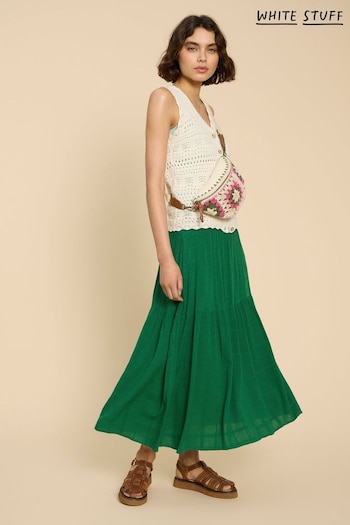 White Stuff Green Phoebe Maxi Skirt (B47218) | £55
