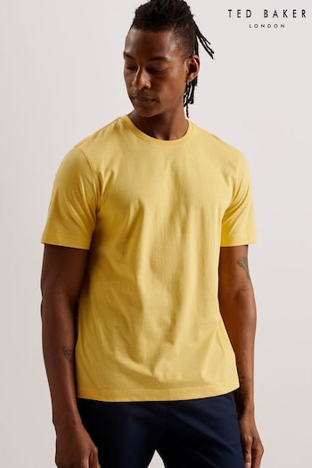 Ted Baker Yellow Regular Tywinn Plain T-Shirt (B47272) | £29