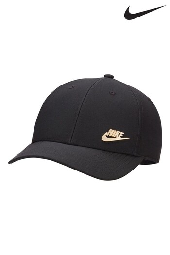 Nike Black Dri-FIT Club Structured Metal Futura Cap (B47330) | £23