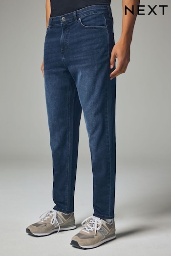 Blue Deep Classic Stretch Regular FIt Jeans (B47380) | £28