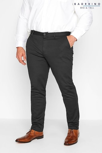 BadRhino Big & Tall Black Stretch Trousers (B47760) | £45