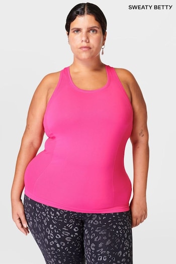 Sweaty Betty Punk Pink Athlete Seamless Workout Tank Top (B47869) | £40