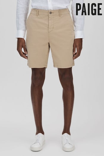 Paige Cotton Blend Chino Shorts (B47985) | £160