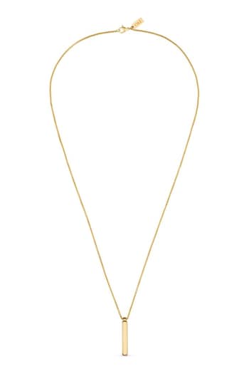 Orelia & Joe Gold Tone Solid Bar Necklace (B47993) | £28