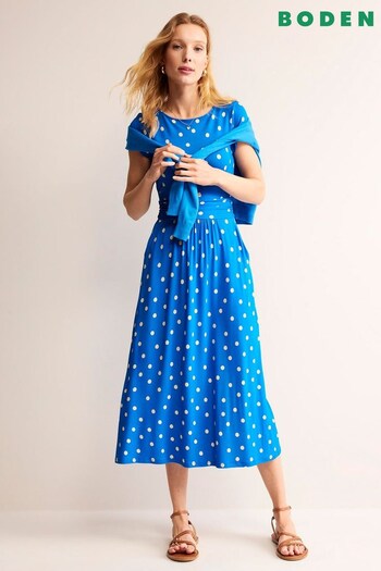 Boden Blue Amelie Jersey Midi Dress (B48053) | £70
