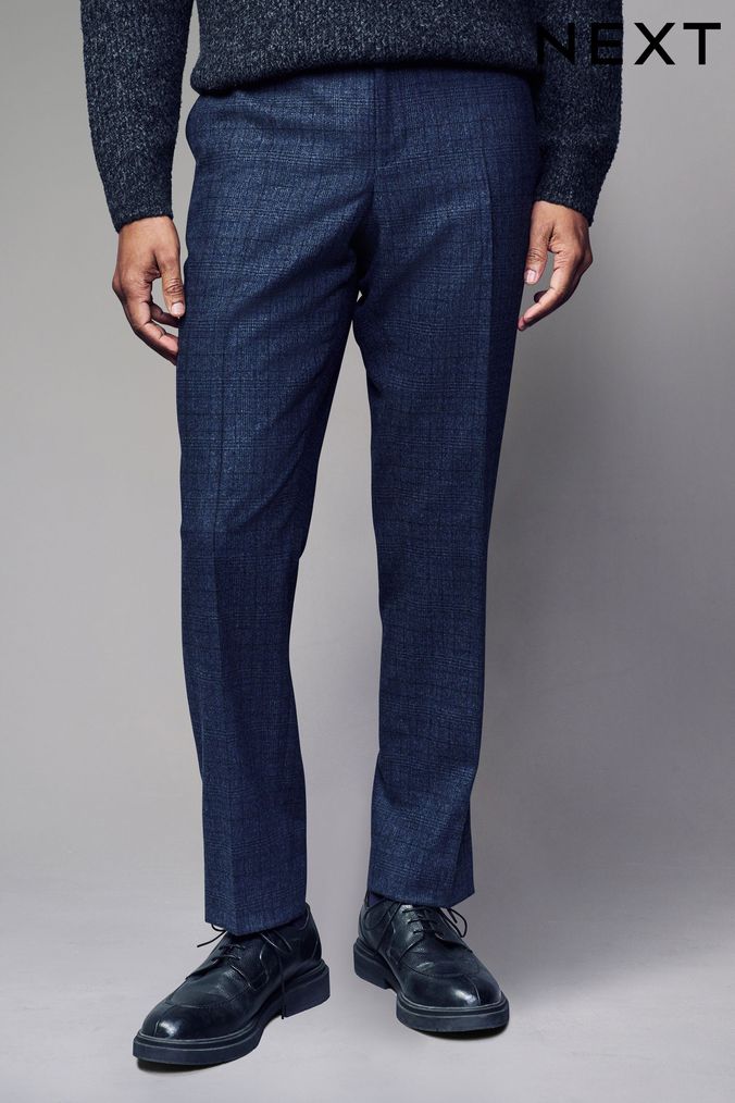 Buy Men s Blue Trousers Online Next UK