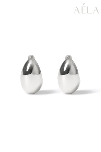 Aela Silver Tone Teardrop Earrings (B48132) | £12.50