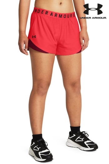 Under Armour Red Play Up 3.0 Shorts (B48457) | £25