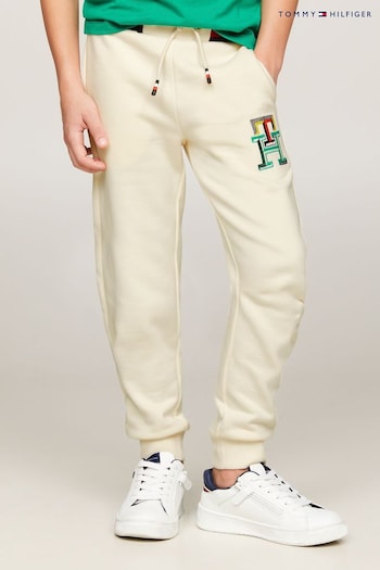 Tommy Hilfiger Cream Monogram Sweatpants (B48583) | £50 - £60