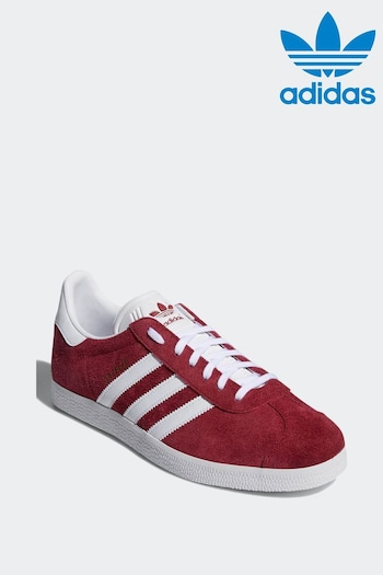 adidas Originals Burgundy Red Gazelle Trainers (B48598) | £85