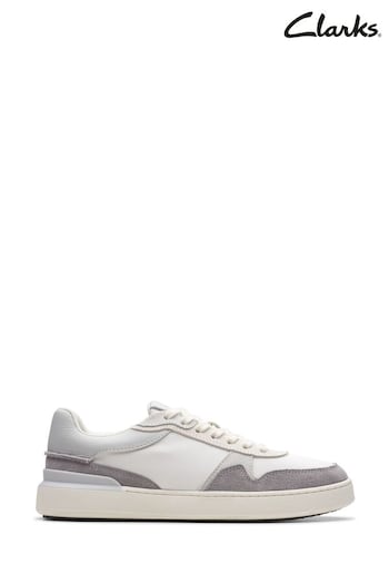 Clarks Grey Combi CourtLite Race Shoes (B48770) | £75