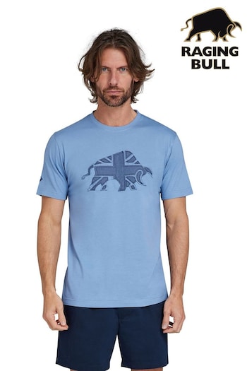 Raging Bull Blue Denim T-Shirt (B48772) | £32 - £34