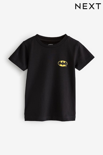 Black Short Sleeve Batman T-Shirt (9mths-7yrs) (B48777) | £9.50 - £11.50