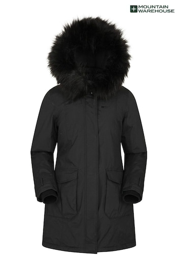Mountain Warehouse Black Trims Aurora Down Coat (B48812) | £240
