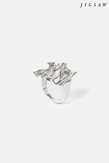 Jigsaw Crumpled Textured Ring (B48935) | £60