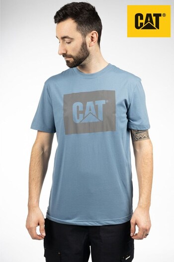 Caterpillar Blue Graphic T-Shirt (B49342) | £31