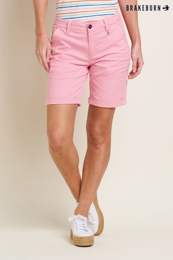 Brakeburn Pink Pink Chino trim Shorts (B49448) | £45