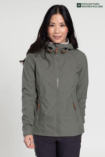 Mountain Warehouse Green Womens Iona Softshell Jacket (B49450) | £64